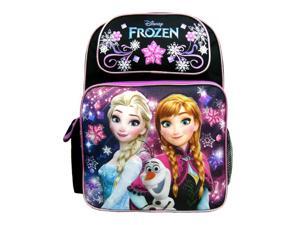 Backpack - Disney - Frozen - Elsa Olaf & Anna Black New A08149BK Backpack - Disney - Frozen - Elsa Olaf & Anna Black New A08149BK