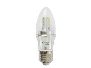 Dimmable 5W LED Candle Bulb, LED Candelabra Light Bulb, E26 Medium Base, Torpedo Shape, 40 Watt Replacement, Candle LED, Candelabra LED Dimmable 5W LED Candle Bulb, LED Candelabra Light Bulb, E26 Medium Base, Torpedo Shape, 40 Watt Replacement, Candle LED, Candelabra LED