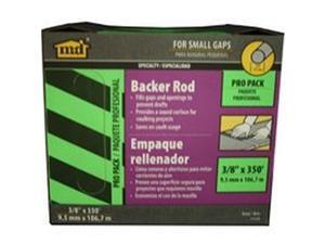 4/PACK M-D BUILDING PRODUCTS 71550 BACKER ROD PRO PACK 3/8 X 350 4/PACK M-D BUILDING PRODUCTS 71550 BACKER ROD PRO PACK 3/8 X 350