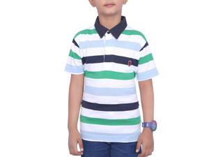 Striped White Kids T-Shirt Striped White Kids T-Shirt