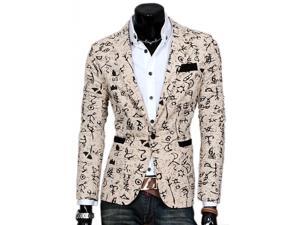 KMFEIL Men Fashion Korean Slim Fit Single-breasted Casual Suit Jacket KMFEIL Men Fashion Korean Slim Fit Single-breasted Casual Suit Jacket
