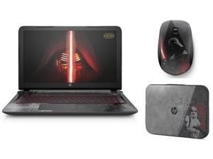 HP 15t Star Wars Special Edition Bundle (15.6-inch i7-6500U 12GB 2TB HDD NVIDIA 940M 2GB FHD Windows 10 Home Notebook Laptop Computer) Bundle with HP Star Wars Sleeves and Star Wars Mouses HP 15t Star Wars Special Edition Bundle (15.6-inch i7-6500U 12GB 2TB HDD NVIDIA 940M 2GB FHD Windows 10 Home Notebook Laptop Computer) Bundle with HP Star Wars Sleeves and Star Wars Mouses