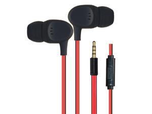 Dtaitech stereo earphones for iPhone Samsung Android smart phone with microphone 1.3M Flat cable 3.5mm universal plug remote control earbud DT-PM211P-RE (Red) Dtaitech stereo earphones for iPhone Samsung Android smart phone with microphone 1.3M Flat cable 3.5mm universal plug remote control earbud DT-PM211P-RE (Red)
