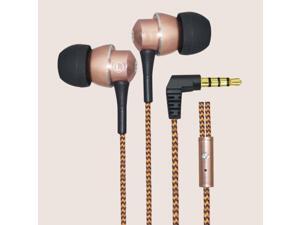 Dtaitech metal stereo earphones for iPhone Samsung Android smart phone with microphone 1.3M Braided cable 3.5mm universal plug remote control earbud DT-M100-RG Dtaitech metal stereo earphones for iPhone Samsung Android smart phone with microphone 1.3M Braided cable 3.5mm universal plug remote control earbud DT-M100-RG