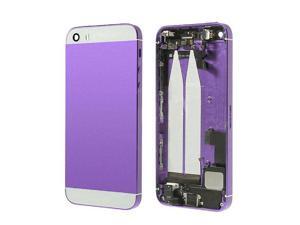 Preassembled Mid Middle Frame Bezel Complete Back Cover Full Metal Housing Assembly Battery Door Rear Case Replacement Spare Parts For iphone 5s (Purple/White Glass) Preassembled Mid Middle Frame Bezel Complete Back Cover Full Metal Housing Assembly Battery Door Rear Case Replacement Spare Parts For iphone 5s (Purple/White Glass)