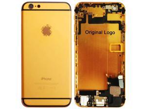 Replacement Back Battery Cover Middle Frame Metal Back Cover Housing with Pre-assembled Small Parts for iPhone 6 Plus 5.5inch - Glod + Black Regula Replacement Back Battery Cover Middle Frame Metal Back Cover Housing with Pre-assembled Small Parts for iPhone 6 Plus 5.5inch - Glod + Black Regula