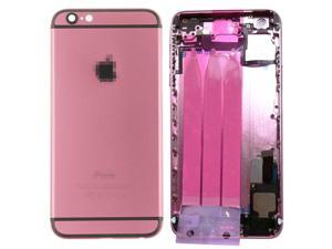 Replacement Back Battery Cover Middle Frame Metal Back Cover Housing with Pre-assembled Small Parts for iPhone 6 4.7inch - Pick + Black Regula Replacement Back Battery Cover Middle Frame Metal Back Cover Housing with Pre-assembled Small Parts for iPhone 6 4.7inch - Pick + Black Regula
