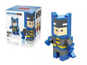 HSANHE 6301 Super Hero DC Comics Universe Batman 68Pcs Building Block DIY Brick Toy gift HSANHE 6301 Super Hero DC Comics Universe Batman 68Pcs Building Block DIY Brick Toy gift