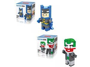 HSANHE 2Set Super Hero Batman Joker 160Pcs Building Block DIY Brick Toy figure V.1 HSANHE 2Set Super Hero Batman Joker 160Pcs Building Block DIY Brick Toy figure V.1