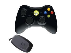 New OEM Wireless Games Controller with Free Gift Wireless Receiver for Microsoft XBox 360 Console & Windows PC Black New OEM Wireless Games Controller with Free Gift Wireless Receiver for Microsoft XBox 360 Console & Windows PC Black
