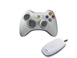 New OEM Wireless Games Controller with Free Gift Wireless Receiver for Microsoft XBox 360 Console & Windows PC White New OEM Wireless Games Controller with Free Gift Wireless Receiver for Microsoft XBox 360 Console & Windows PC White