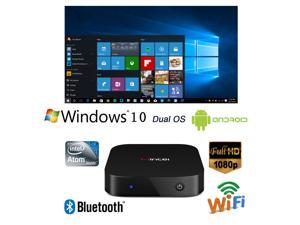 Smart TV Box Mini PC Intel Quad Core 1.83GHz Dual OS Official Windows 10 & Android 4.4 RAM:2GB/ROM:32GB Smart TV Box Mini PC Intel Quad Core 1.83GHz Dual OS Official Windows 10 & Android 4.4 RAM:2GB/ROM:32GB