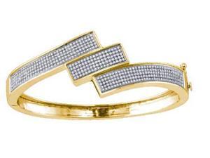 1.32ctw Round Diamond Micro-Pave Bangle Bracelet 1.32ctw Round Diamond Micro-Pave Bangle Bracelet