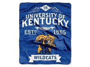 Kentucky Wildcats 50"x60" Royal Plush Raschel Throw Blanket - Label Design Kentucky Wildcats 50"x60" Royal Plush Raschel Throw Blanket - Label Design