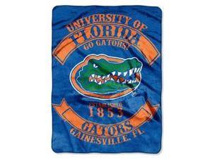 Florida Gators 60"x80" Royal Plush Raschel Throw Blanket - Rebel Design Florida Gators 60"x80" Royal Plush Raschel Throw Blanket - Rebel Design