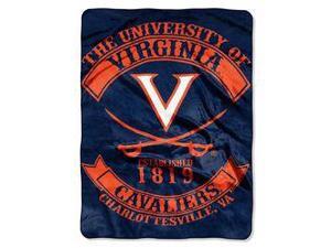 Virginia Cavaliers 60"x80" Royal Plush Raschel Throw Blanket - Rebel Design Virginia Cavaliers 60"x80" Royal Plush Raschel Throw Blanket - Rebel Design