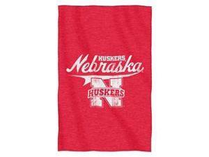 Nebraska Huskers 54"x84"Sweatshirt Blanket - Script Design Nebraska Huskers 54"x84"Sweatshirt Blanket - Script Design