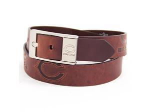 Chicago Bears NFL Brandish Leather Belt Size 44 Chicago Bears NFL Brandish Leather Belt Size 44