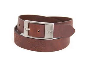 Virginia Tech Hokies NCAA Brandish Leather Belt Size 44 Virginia Tech Hokies NCAA Brandish Leather Belt Size 44