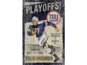 New York Giants NFL Vintage Wall Art New York Giants NFL Vintage Wall Art