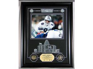 Troy Aikman Hof Archival Etched Glass Photomint Troy Aikman Hof Archival Etched Glass Photomint