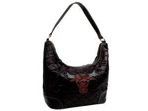 Chicago Bulls NBA Sport Noir Quilted Hobo Chicago Bulls NBA Sport Noir Quilted Hobo