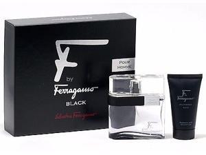 Genuine F by FERRAGAMO BLACK by Salvatore Ferragamo 2 Piece GIFT SET for Men Genuine F by FERRAGAMO BLACK by Salvatore Ferragamo 2 Piece GIFT SET for Men