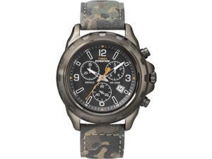 Timex Men's Expedition | Rugged Chronograph Camoflauge Leather Strap | T49987 Timex Men's Expedition | Rugged Chronograph Camoflauge Leather Strap | T49987