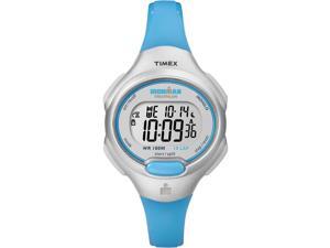 Timex Ironman Women's | Gray Case & Blue Accents | 10-Lap Mid Size Watch T5K739 Timex Ironman Women's | Gray Case & Blue Accents | 10-Lap Mid Size Watch T5K739