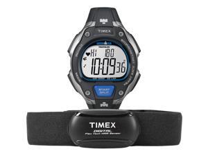 Timex Ironman Men's | Black Case & Resin Strap | Digital Road Trainer T5K718 Timex Ironman Men's | Black Case & Resin Strap | Digital Road Trainer T5K718