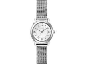 Timex Women's | Round Silver-Tone Case & Mesh Bracelet Modern Mini Watch T2P457 Timex Women's | Round Silver-Tone Case & Mesh Bracelet Modern Mini Watch T2P457
