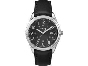Timex Men's Easton Avenue | Black Leather Strap 24-Hour Time | Dress TW2P76700 Timex Men's Easton Avenue | Black Leather Strap 24-Hour Time | Dress TW2P76700