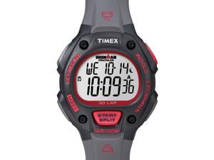 Timex Digital Men's Watch - Ironman 30-Lap Full Size | Black Case w Red Accents Timex Digital Men's Watch - Ironman 30-Lap Full Size | Black Case w Red Accents