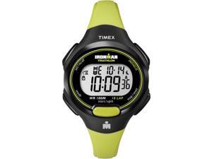 Timex Digital Women's Watch Ironman 10-Lap Mid Size Black Case Lime Green Strap Timex Digital Women's Watch Ironman 10-Lap Mid Size Black Case Lime Green Strap