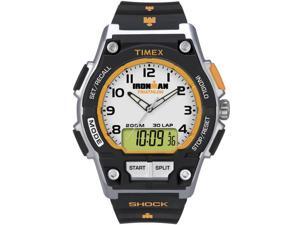 Timex Men's Ironman | Shock Silver-Tone Case Black Resin Strap | T5K200 Timex Men's Ironman | Shock Silver-Tone Case Black Resin Strap | T5K200