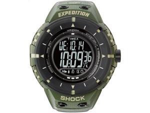 Timex Men's Expedition Shock | Green Case & Strap Day/Date | Rugged Watch T49612 Timex Men's Expedition Shock | Green Case & Strap Day/Date | Rugged Watch T49612