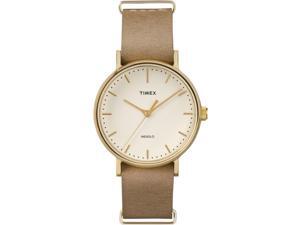 Timex Weekender Fairfield 37mm | Tan Leather Strap Minimal White Dial TW2P98300 Timex Weekender Fairfield 37mm | Tan Leather Strap Minimal White Dial TW2P98300