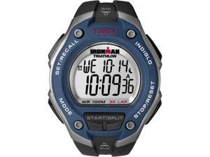 Timex Digital Men's Watch - Ironman 30-Lap Oversize | Blue Case w Black Strap Timex Digital Men's Watch - Ironman 30-Lap Oversize | Blue Case w Black Strap