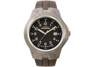 Timex Men's Expedition | Silver-Tone Case Brown Leather Strap | Watch T49631 Timex Men's Expedition | Silver-Tone Case Brown Leather Strap | Watch T49631