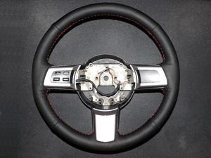 Mazda CX-7 2007-13 steering wheel cover 2 by RedlineGoods Mazda CX-7 2007-13 steering wheel cover 2 by RedlineGoods