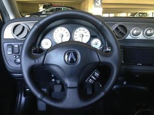 Acura RSX 2002-06 steering wheel cover by RedlineGoods Acura RSX 2002-06 steering wheel cover by RedlineGoods