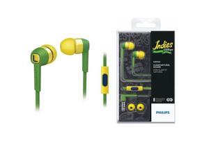 Philips SHE7055BZ CitiScape Headphones For Smartphones SHE7055 Green/Yellow Philips SHE7055BZ CitiScape Headphones For Smartphones SHE7055 Green/Yellow