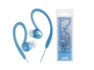 JVC HA-EBX5-AN Sport Ear Clip Headphones/Splash-proof HAEBX5 Blue /GENUINE JVC HA-EBX5-AN Sport Ear Clip Headphones/Splash-proof HAEBX5 Blue /GENUINE