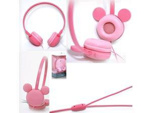 iRiver IDH-M100 Mickey Mouse Headphones IDH-M100 Pink /GENUINE iRiver IDH-M100 Mickey Mouse Headphones IDH-M100 Pink /GENUINE