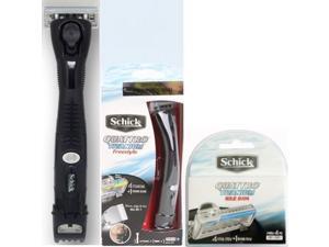 Schick Quattro Titanium TRIMMER Razor & Trimmer with 4 Cartridge /GENUINE Schick Quattro Titanium TRIMMER Razor & Trimmer with 4 Cartridge /GENUINE