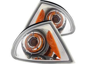 Chrome/Clear Amber Euro Bumper and Corner Lights - Anzo Chrome/Clear Amber Euro Bumper and Corner Lights - Anzo