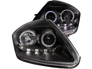 Black Halo Projector Headlights - Anzo Black Halo Projector Headlights - Anzo