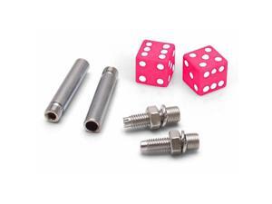 Vintage Parts USA BD350605 1985 Ford E-350 Econoline Pink Dice Tire Valve Wheel Stem Caps white wall parts Vintage Parts USA BD350605 1985 Ford E-350 Econoline Pink Dice Tire Valve Wheel Stem Caps white wall parts