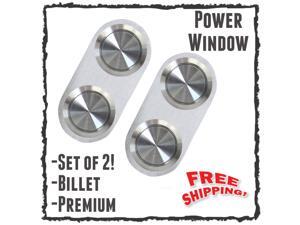 1938 - 1953 Buick Premium Power Window Buttons combo driver 2 button complement billet luxury fits electric aluminum switch door left boost for lock conversion 12v recon new high end lh rh repair kit 1938 - 1953 Buick Premium Power Window Buttons combo driver 2 button complement billet luxury fits electric aluminum switch door left boost for lock conversion 12v recon new high end lh rh repair kit