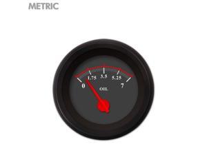 Aurora Instruments GAR240ZMXJACCE Oil Pressure Gauge - Metric Omega Black , Red Modern Needles, Black Trim Aurora Instruments GAR240ZMXJACCE Oil Pressure Gauge - Metric Omega Black , Red Modern Needles, Black Trim